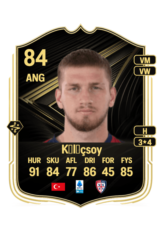 Semih Kılıçsoy card