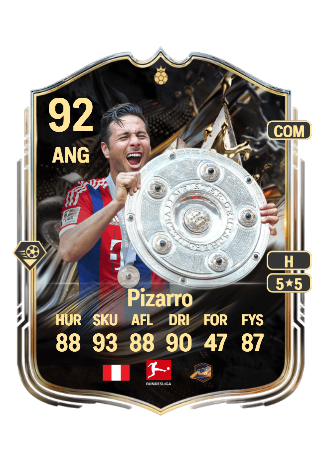 Claudio Pizarro card