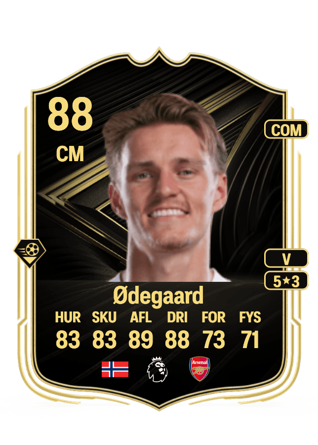 Martin Ødegaard card