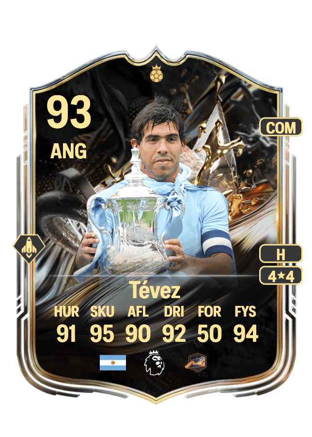 Carlos Tévez card