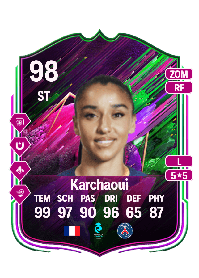Sakina Karchaoui card
