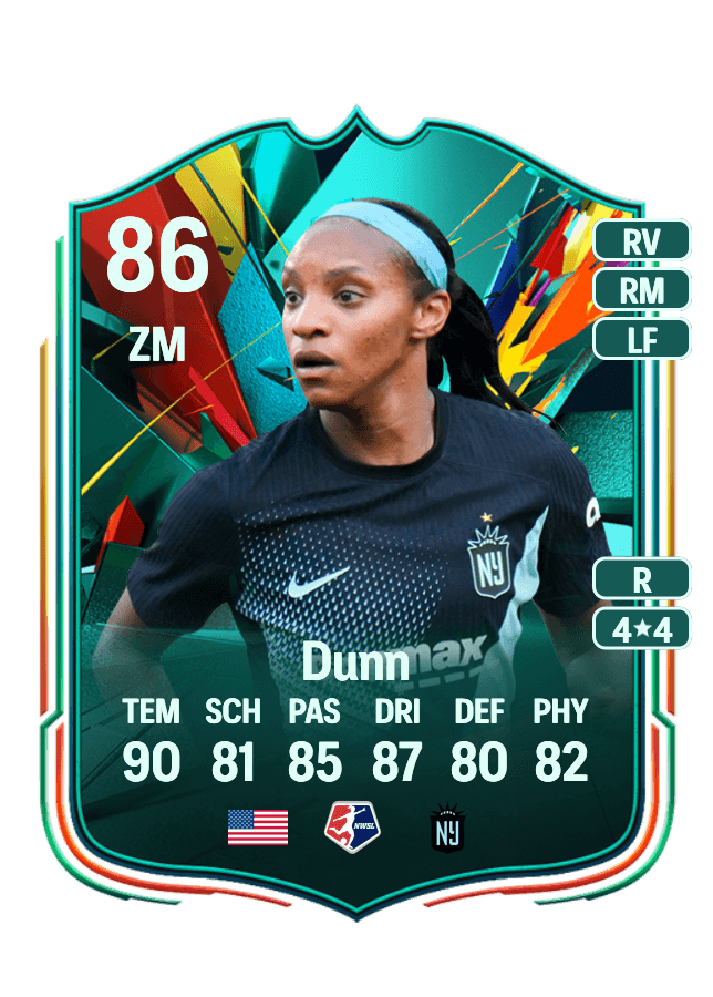 Crystal Dunn card