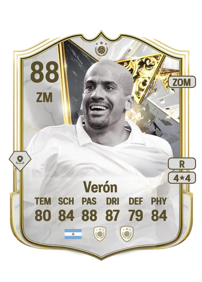 Juan Sebastián Verón card