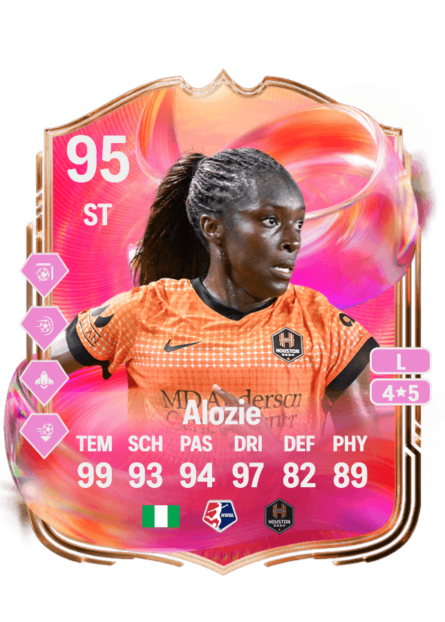 Michelle Alozie card