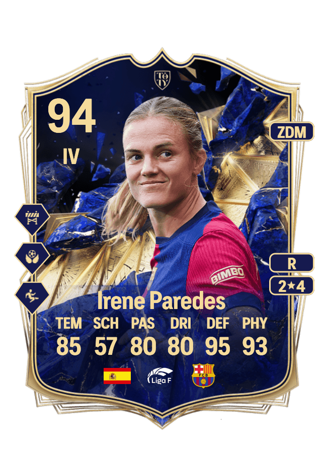 Irene Paredes card