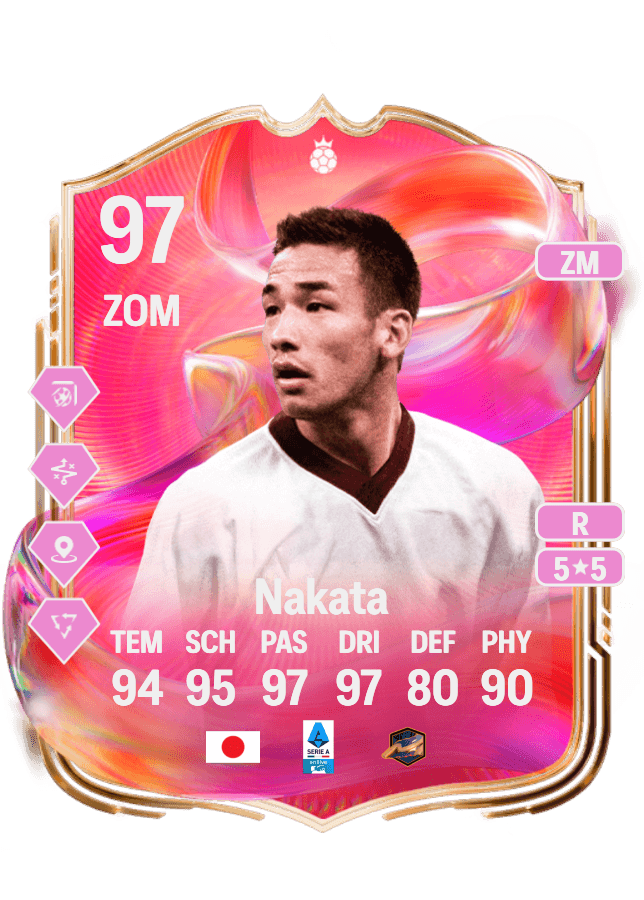 Hidetoshi Nakata card
