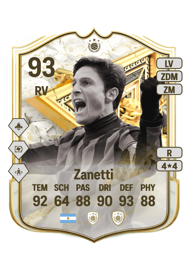 Javier Zanetti card