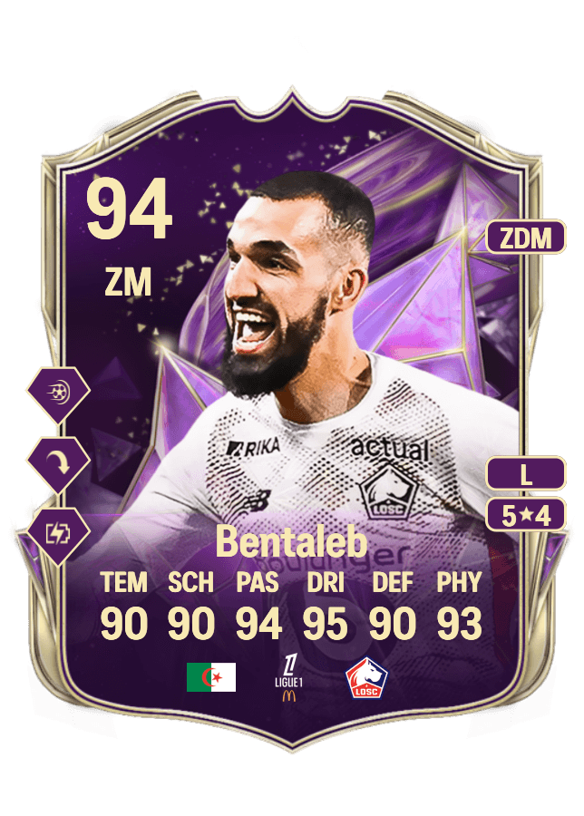 Nabil Bentaleb card