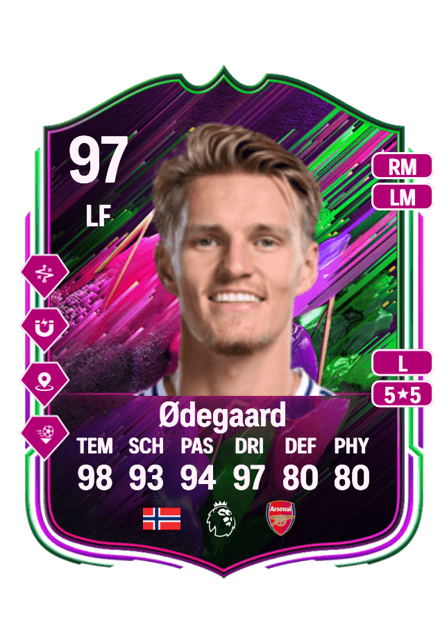 Martin Ødegaard card