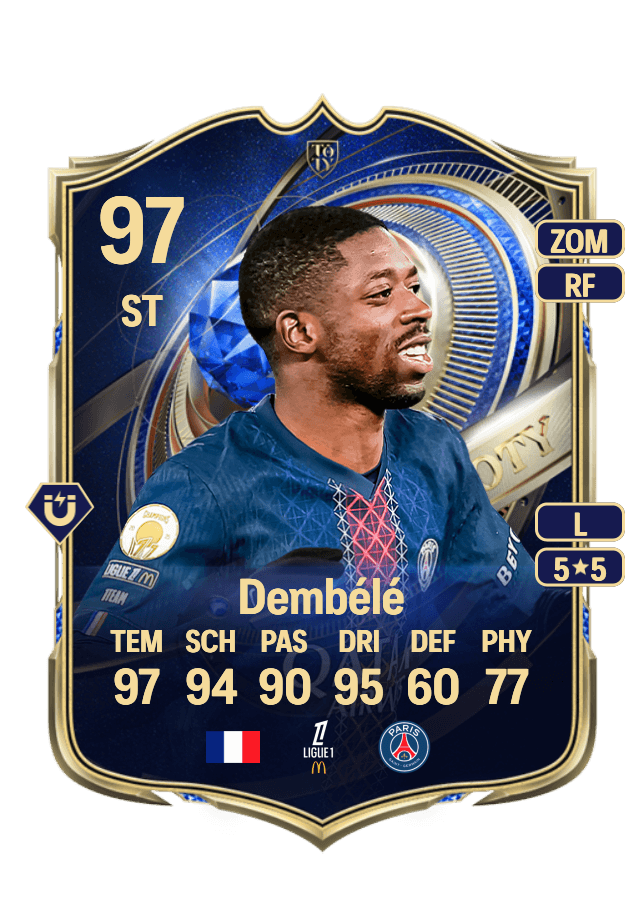 Ousmane Dembélé card