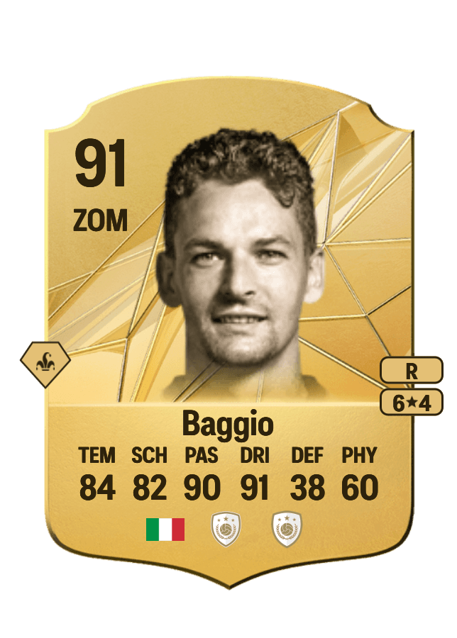 Roberto Baggio card