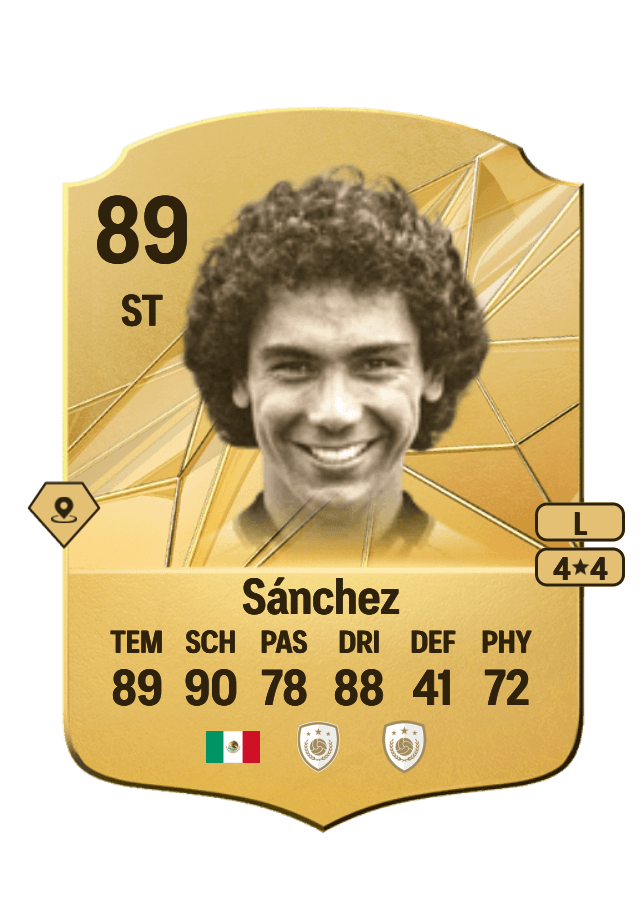 Hugo Sánchez card