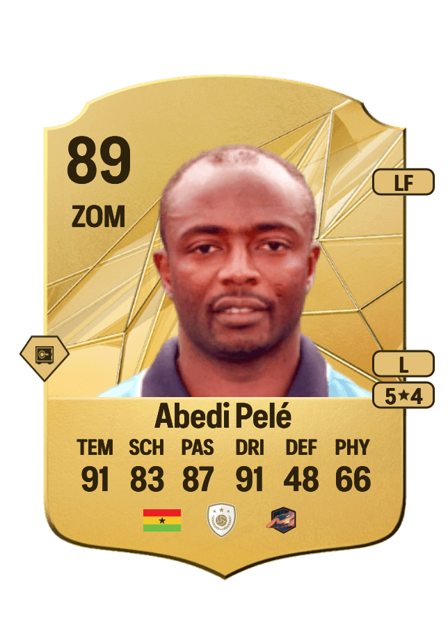 Abedi Pelé card