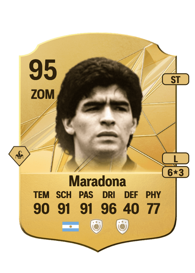 Diego Armando Maradona card