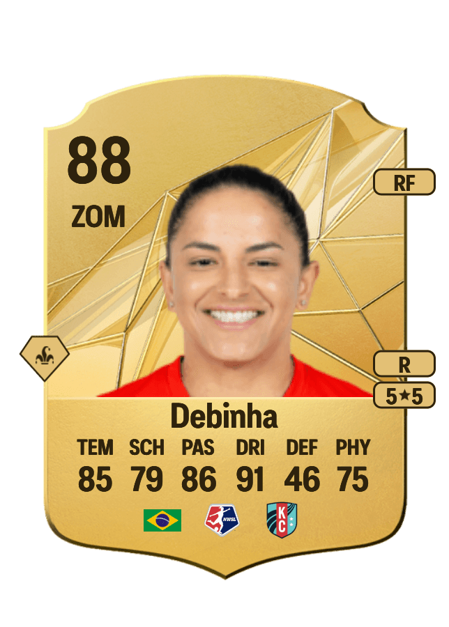 Debinha card