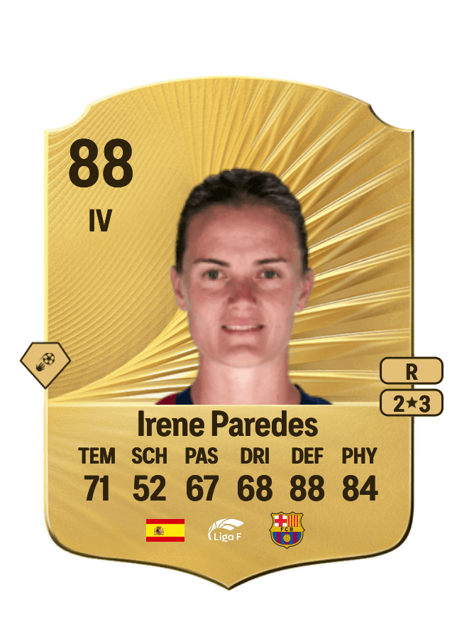 Irene Paredes card