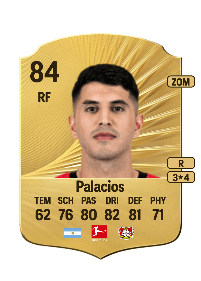 Exequiel Palacios card
