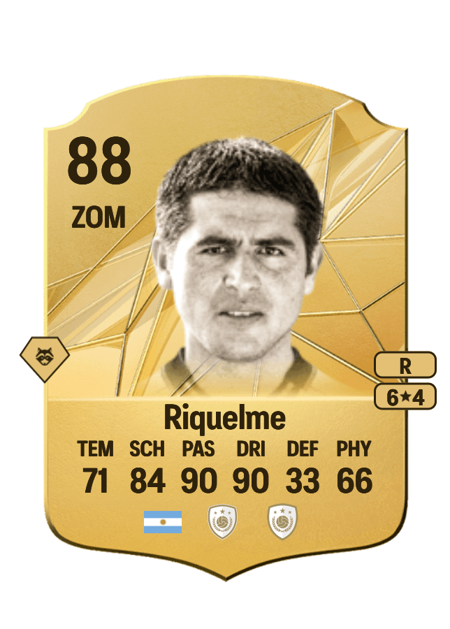 Juan Román Riquelme card