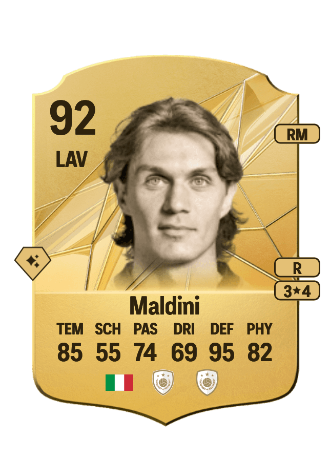 Paolo Maldini card