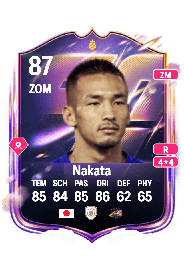 Hidetoshi Nakata card