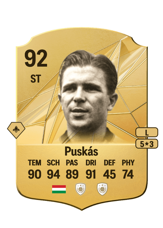 Ferenc Puskás card
