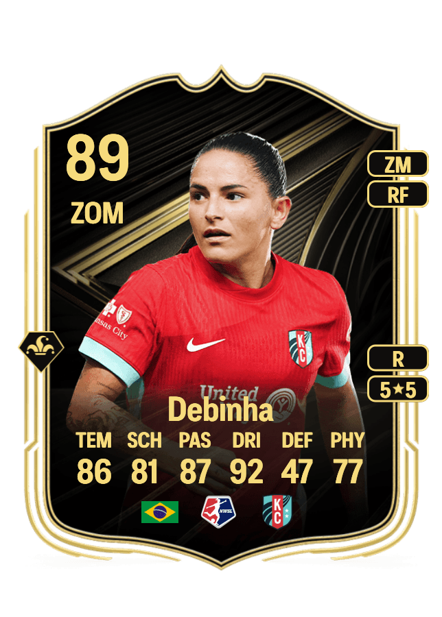 Debinha card