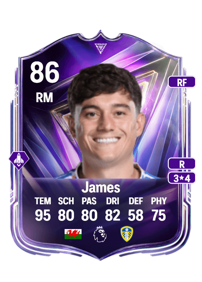 Daniel James card