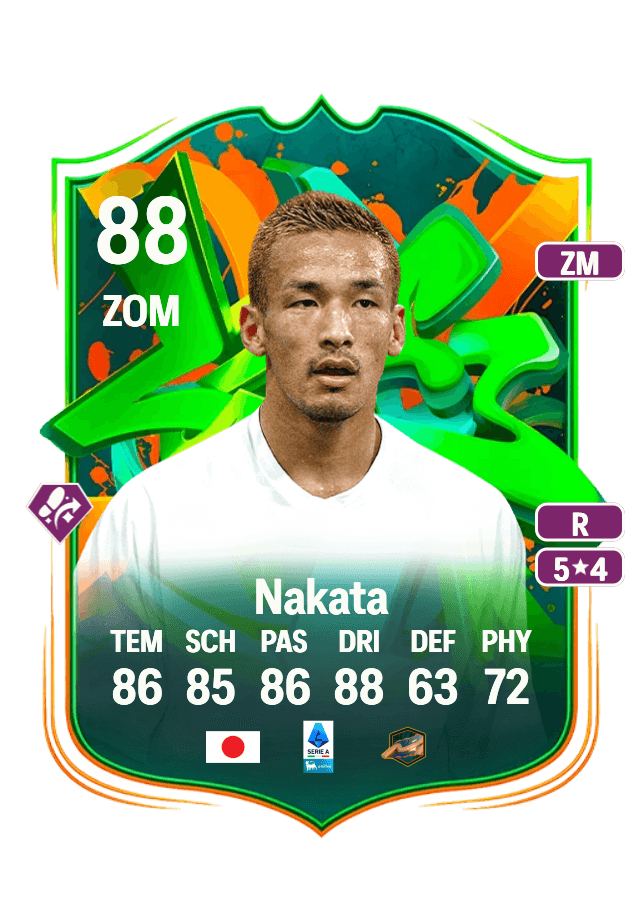 Hidetoshi Nakata card