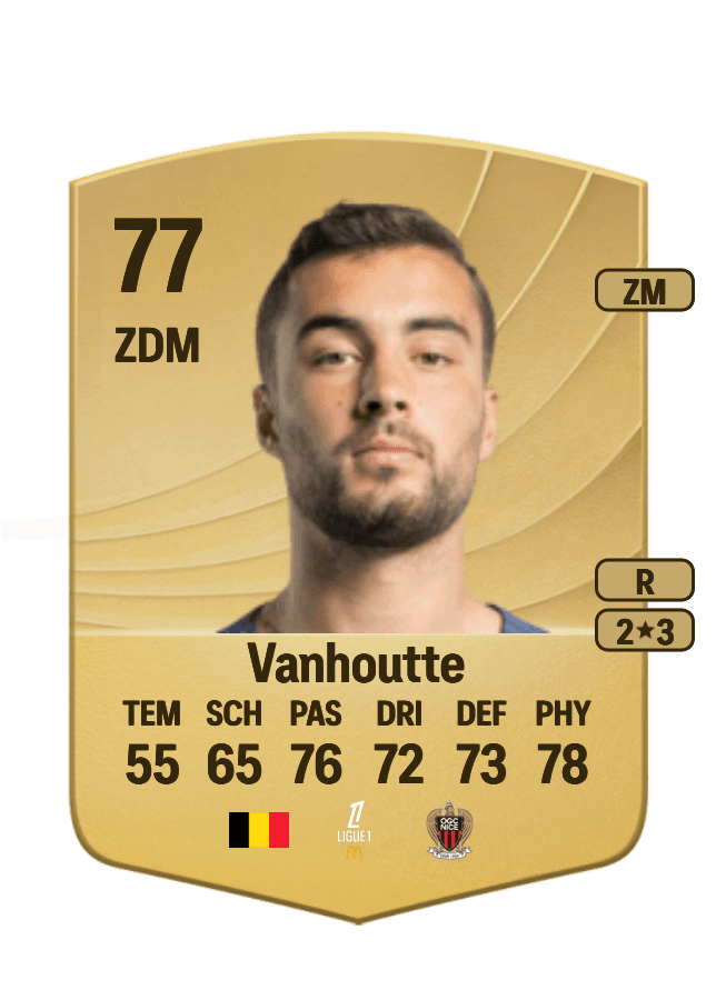Charles Vanhoutte card