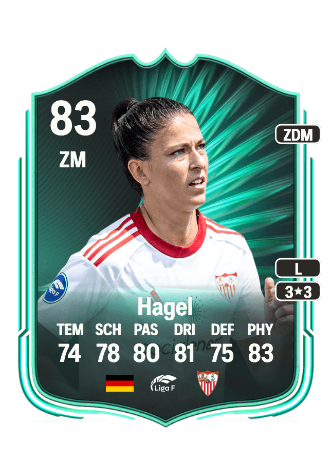 Chantal Hagel card