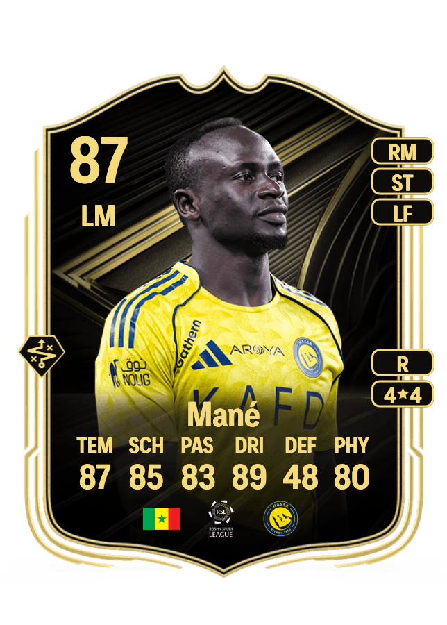 Sadio Mané card
