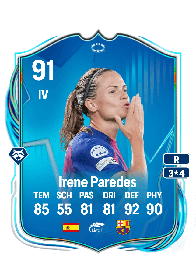 Irene Paredes card