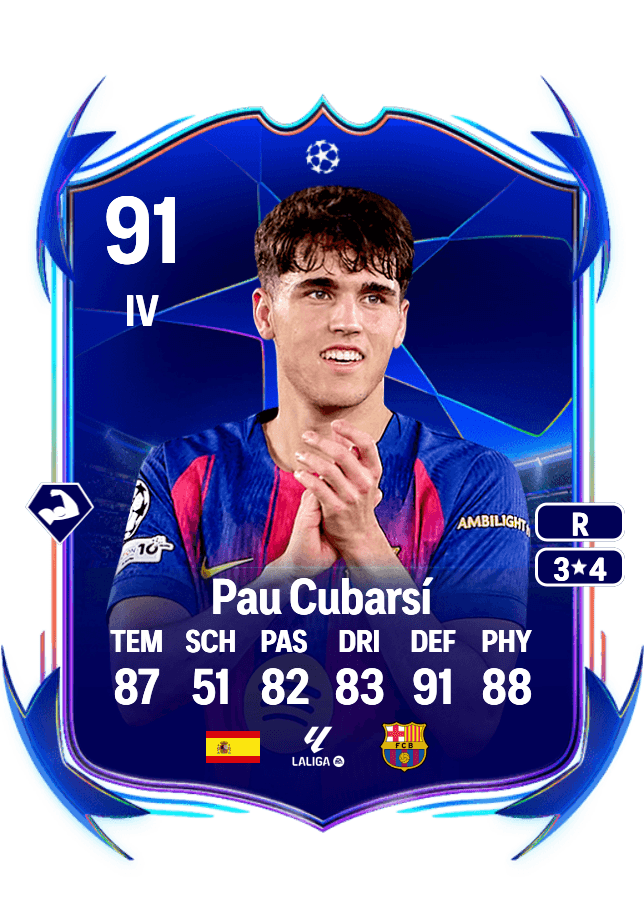 Pau Cubarsí card