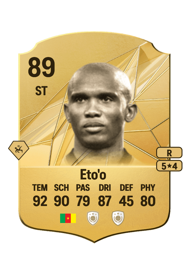 Samuel Eto'o card