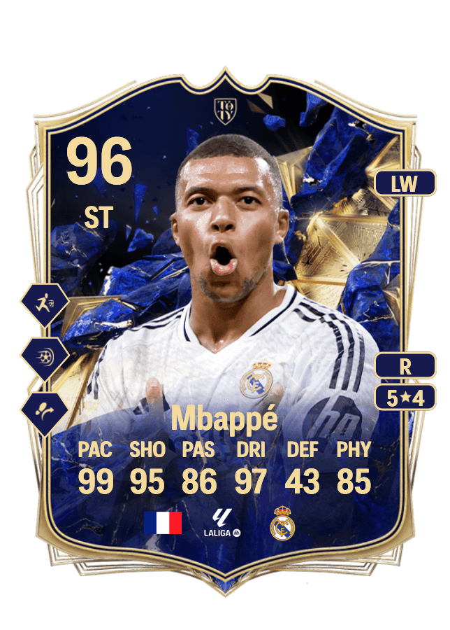 Kylian Mbappé card