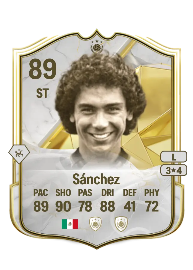 Hugo Sánchez card