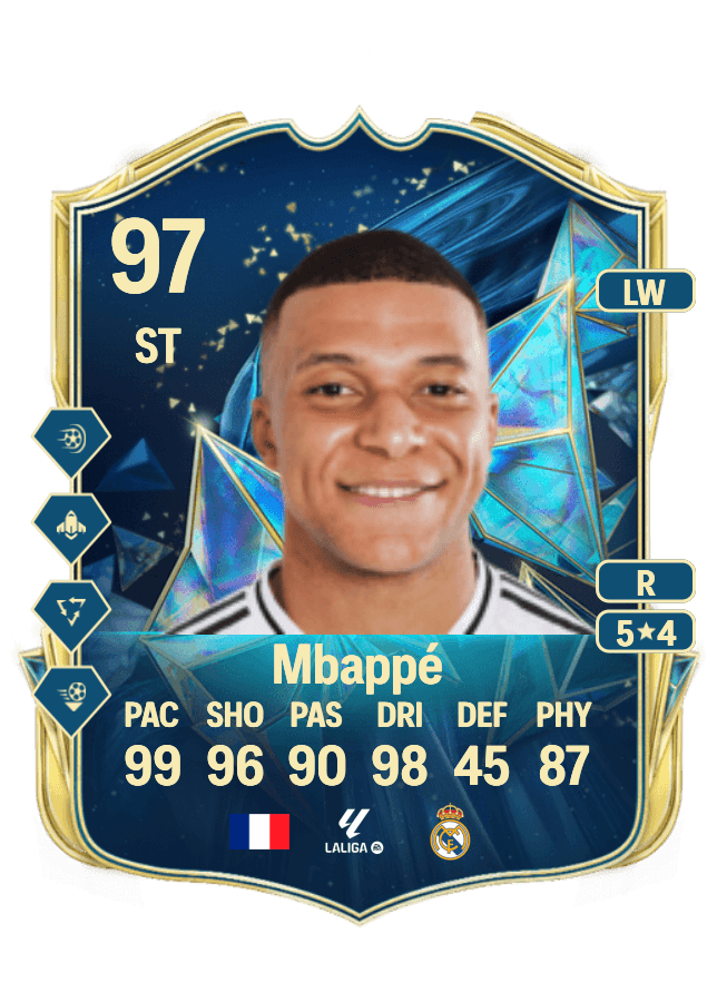 Kylian Mbappé card