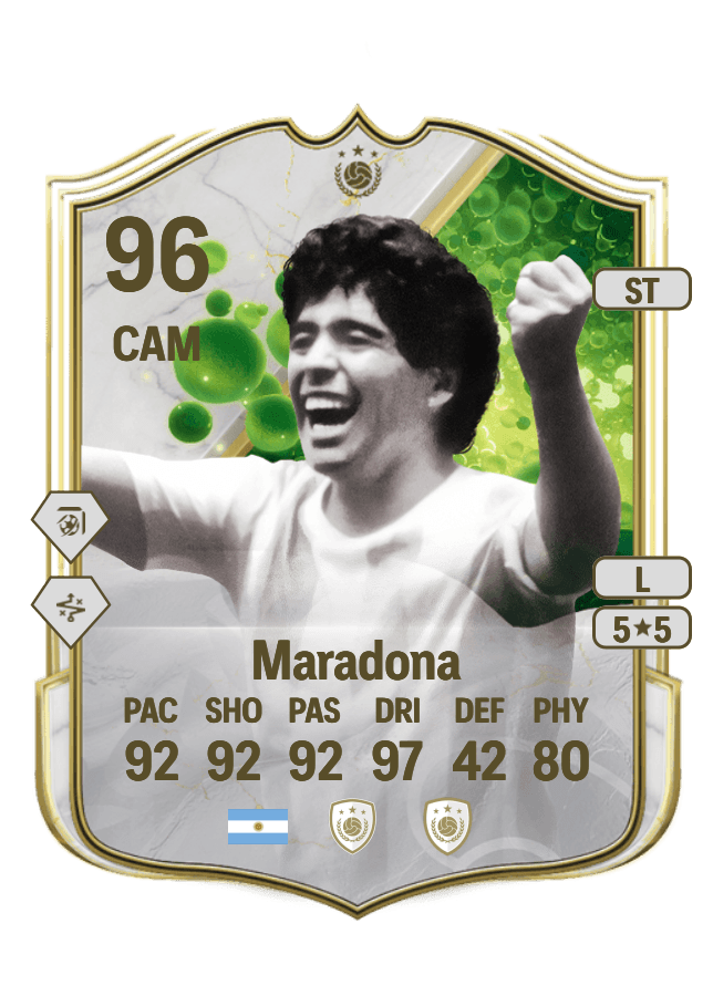 Diego Armando Maradona card