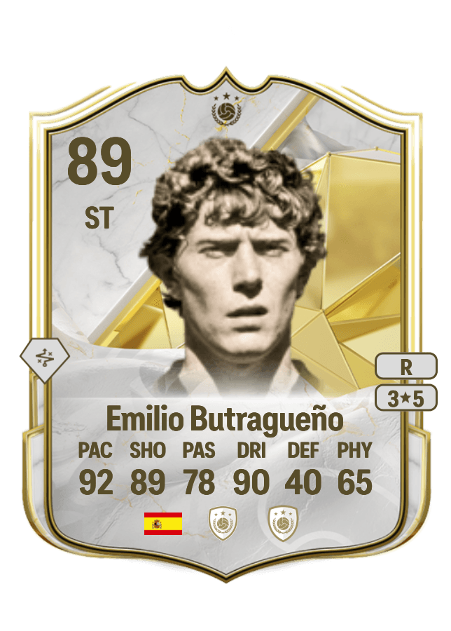 Emilio Butragueño card