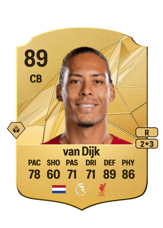 Virgil van Dijk card