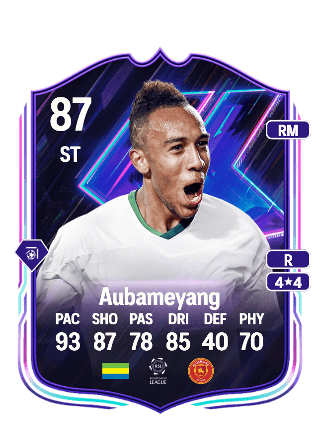 Pierre-Emerick Aubameyang card