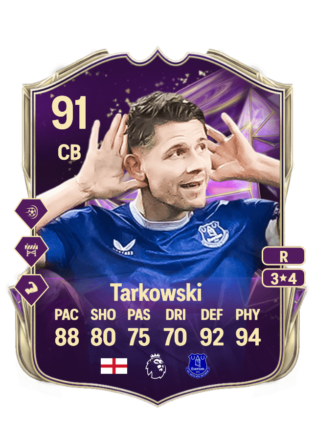 James Tarkowski card