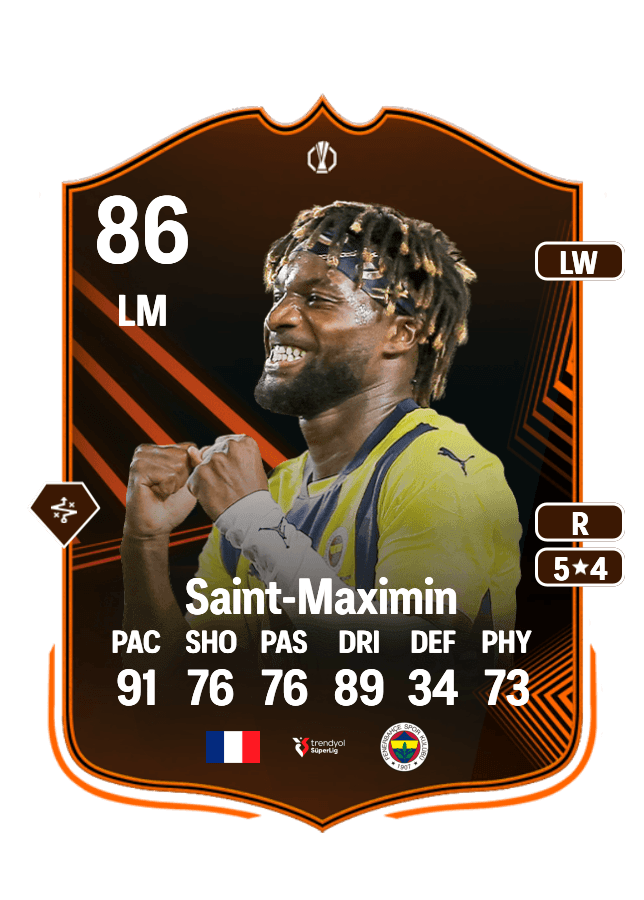 Allan Saint-Maximin card