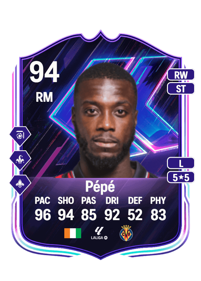 Nicolas Pépé card