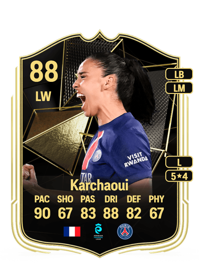Sakina Karchaoui card