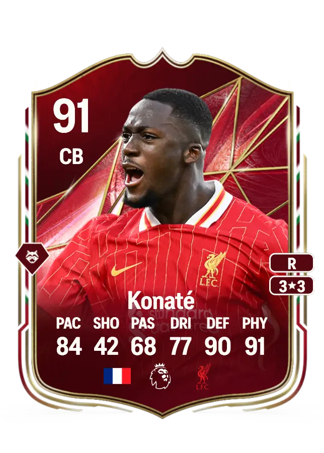 Ibrahima Konaté card