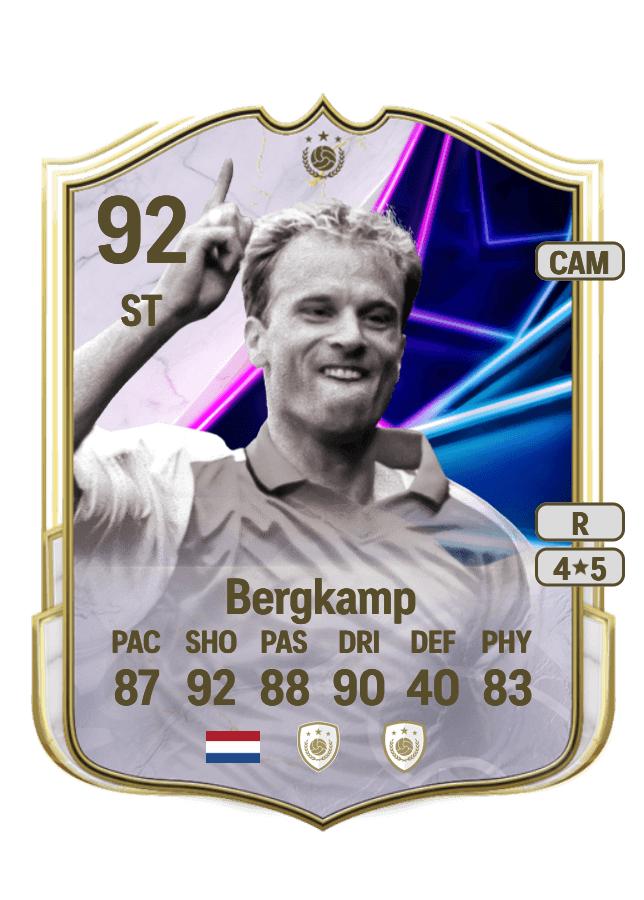 Dennis Bergkamp card