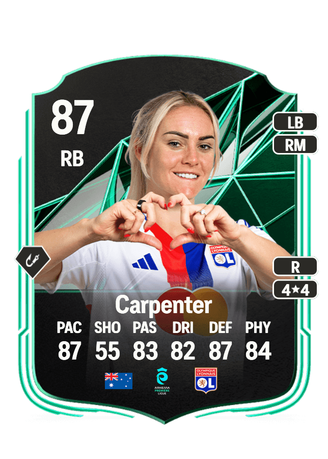 Ellie Carpenter card