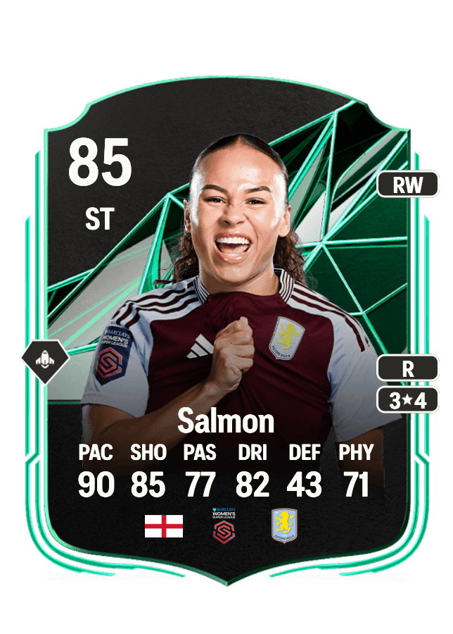 Ebony Salmon card