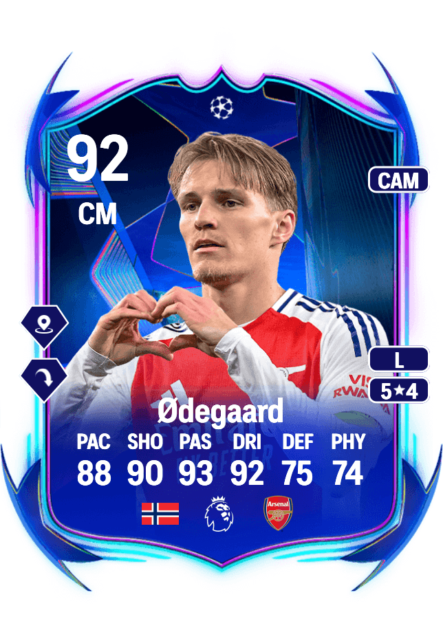 Martin Ødegaard card